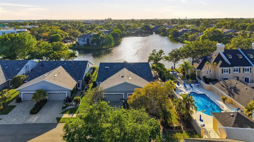 The pool is steps away.