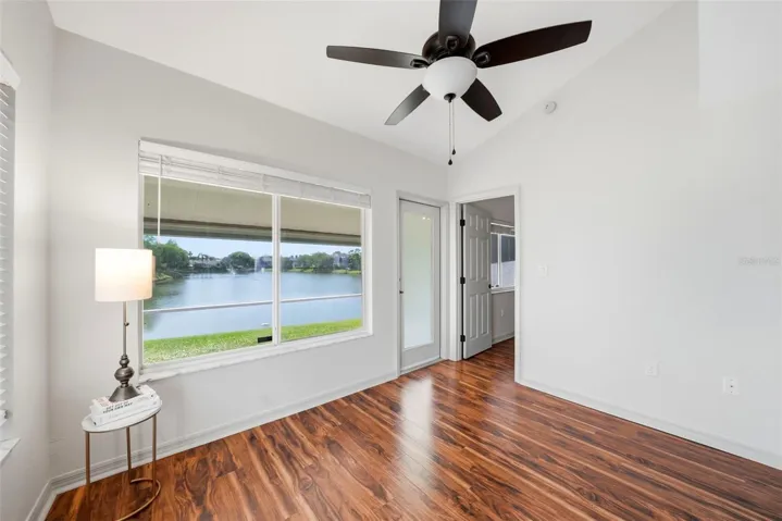 The sunroom with your primary next door.