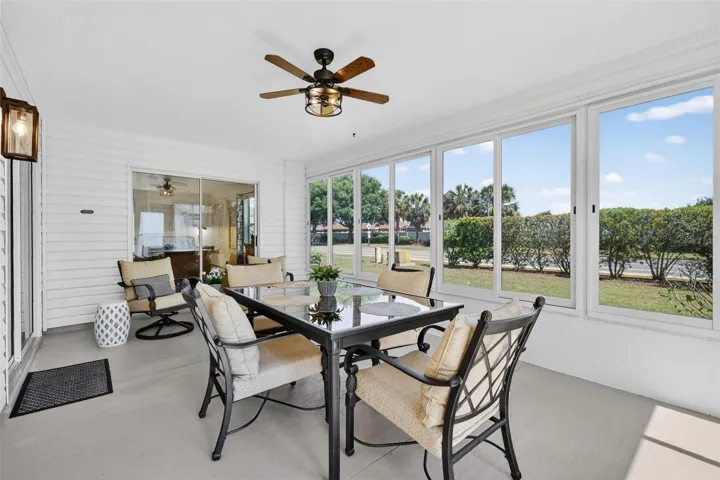 Enclosed Lanai with Rear Privacy Landscaping