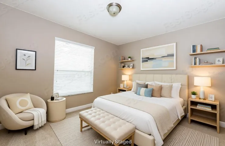 Staged Bedroom 1 (first floor)