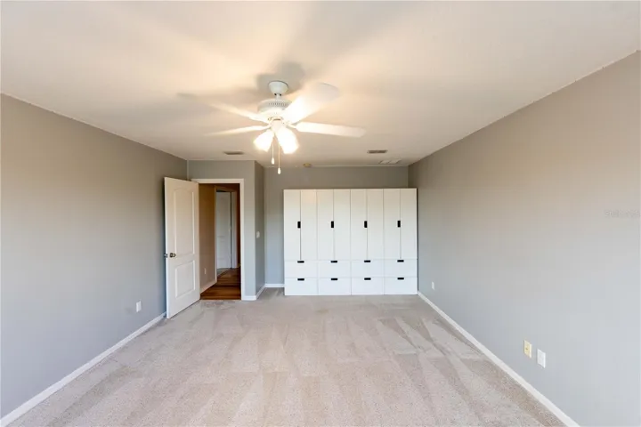 Bonus Room with closed
