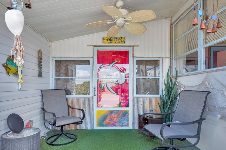 Front door Covered Area