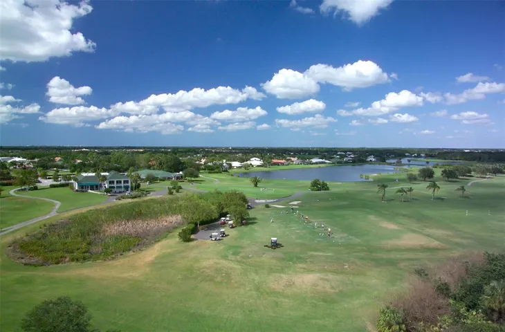 Driving range before renovation.