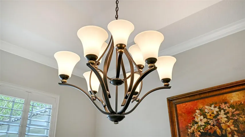 Dining chandy.