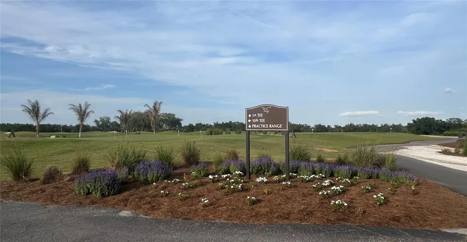 Putting and chipping areas.
