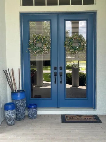 Aesthetically pleasing front door.