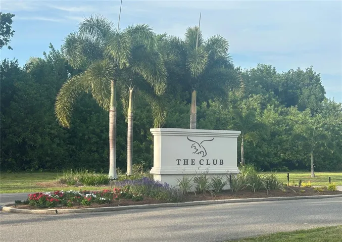 Entrance to Misty Creek Country Club.