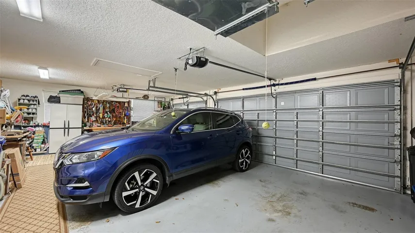 Plenty of garage storage.