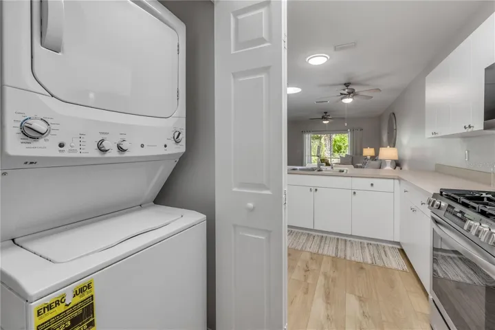 Laundry closet
