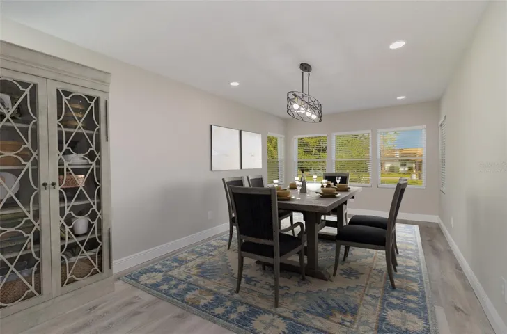 Dining Room virtually Staged