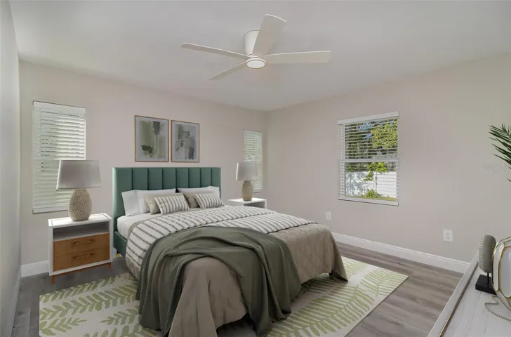 Primary Bedroom Virtually Staged