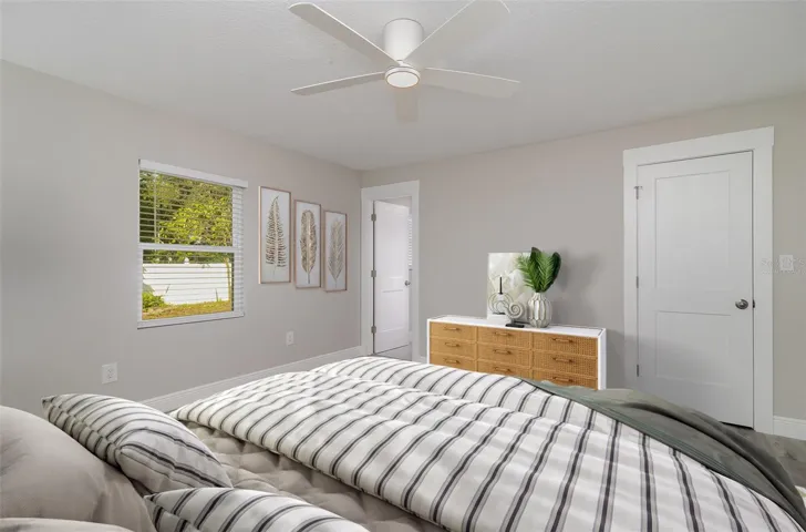 Primary Bedroom Virtually Staged