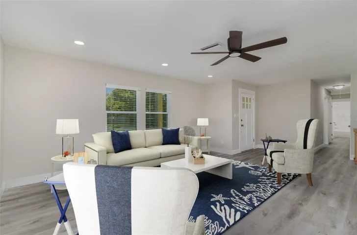Living Room Virtually Staged