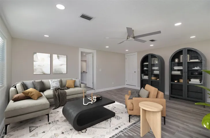 Family Room/Bonus Room Virtually Staged