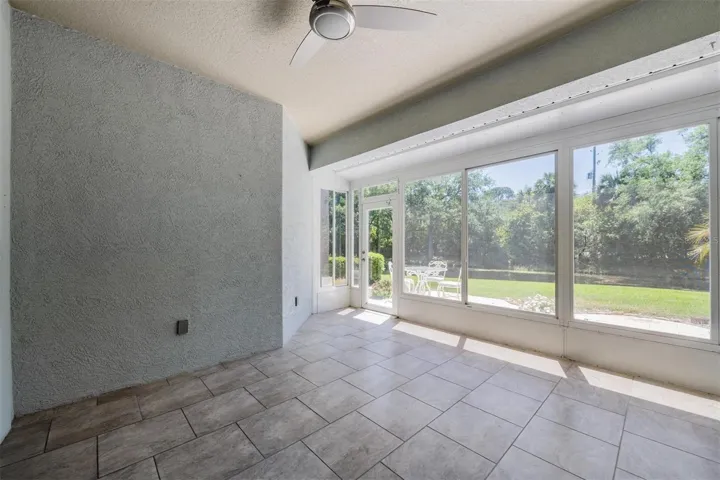 Large lanai offers extra living space