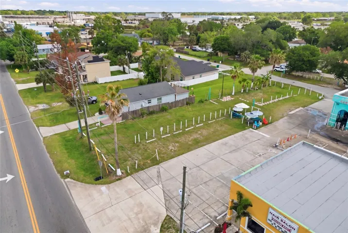 Aerial View Vacant Lot