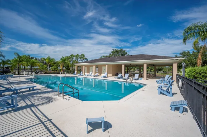 community pool &amp; lounging area plus community mail center