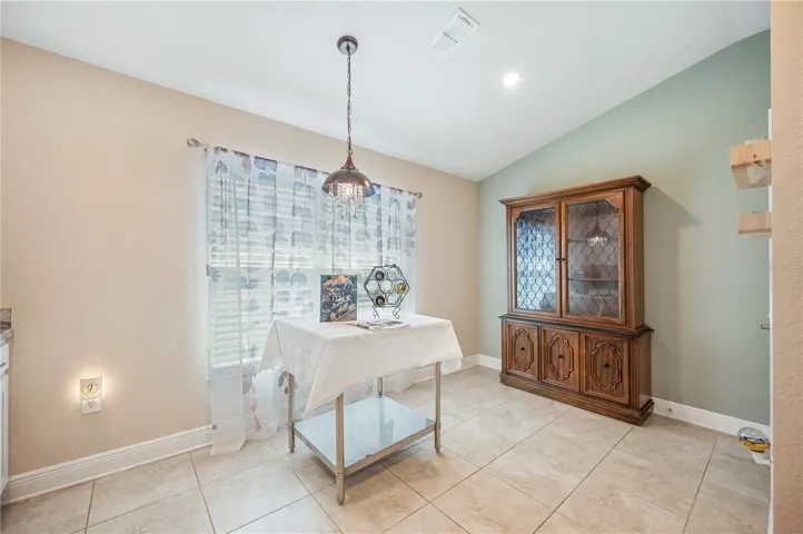 Enough room for a prep island or a small breakfast table!