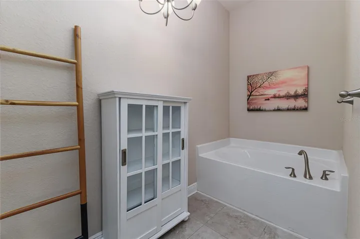 garden tub for those extra busy days!