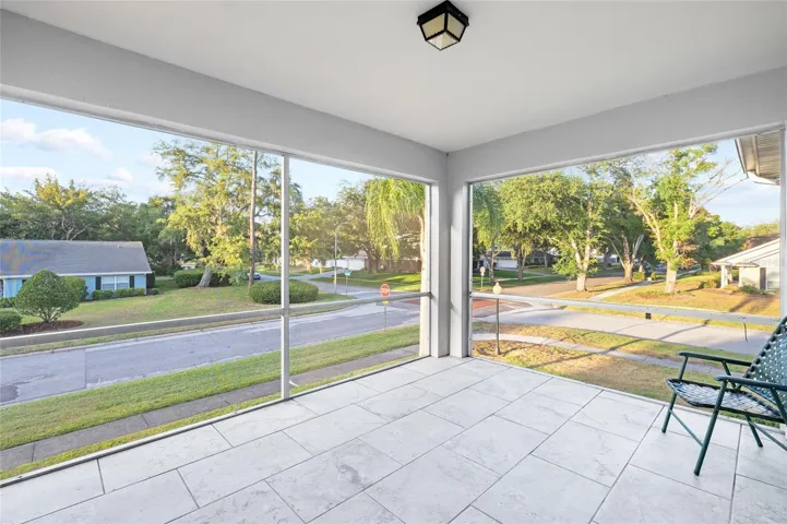 Covered screened Patio