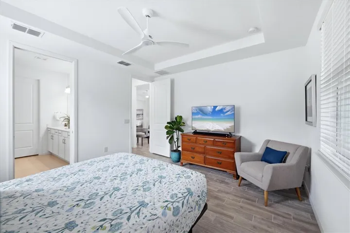 Primary bedroom is ensuite