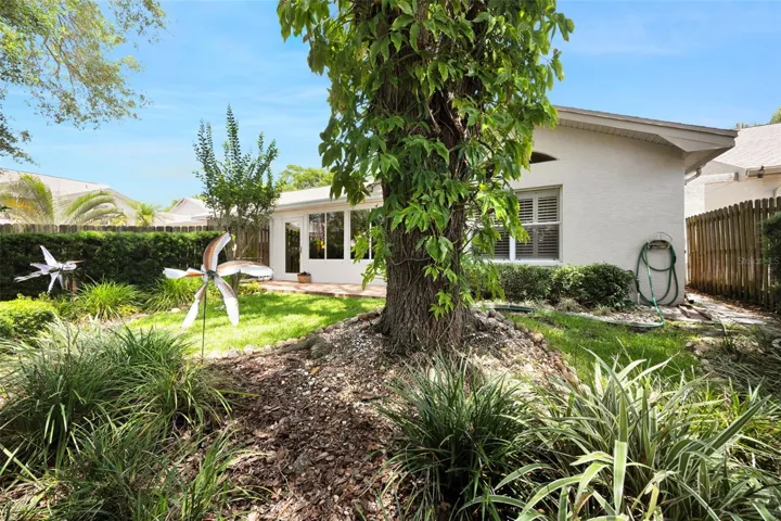 Rear Fenced Yard