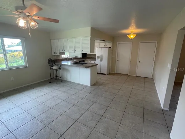Family Room and Kitchen