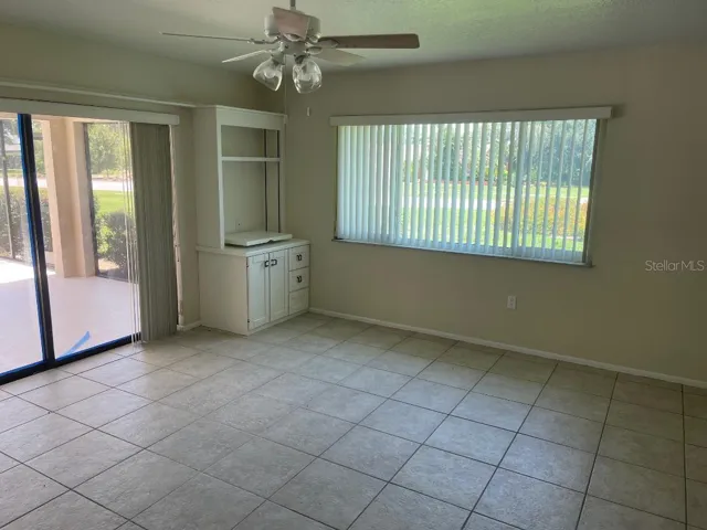 Family Room  with pool view