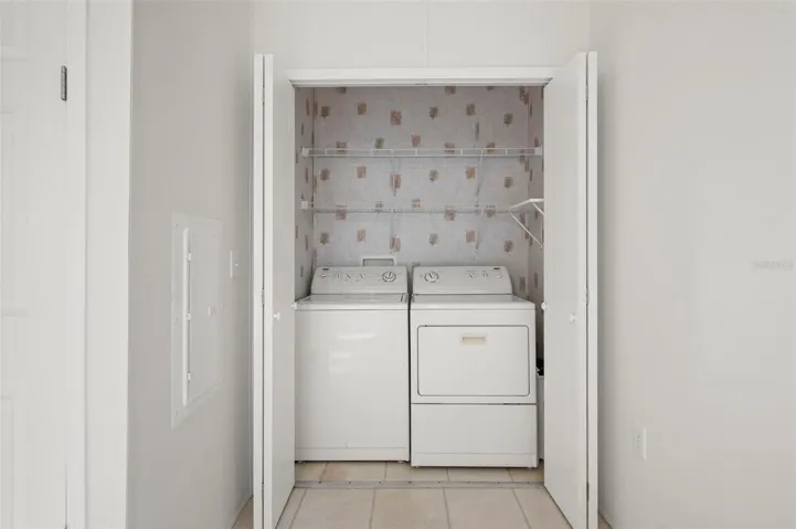 Laundry room off kitchen