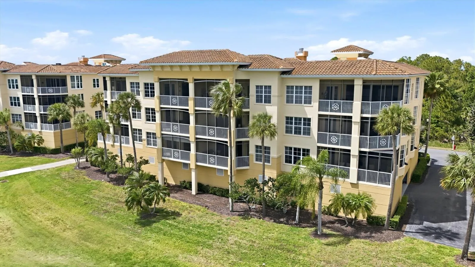 Rear aerial view