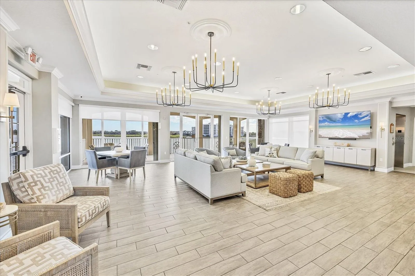 Clubhouse Lounging and Get Together Space