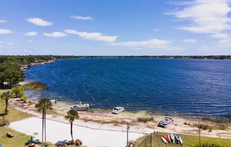 Beach area on the lake