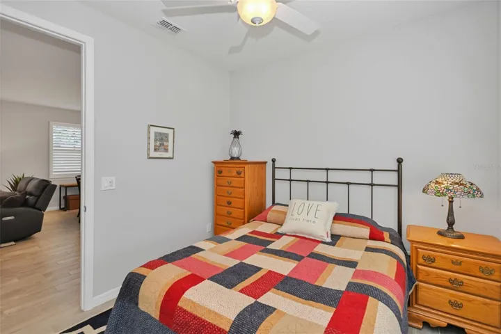 Guest Bedroom 3 with Closet and Blinds/Shade