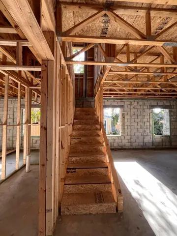 Stairs to second floor