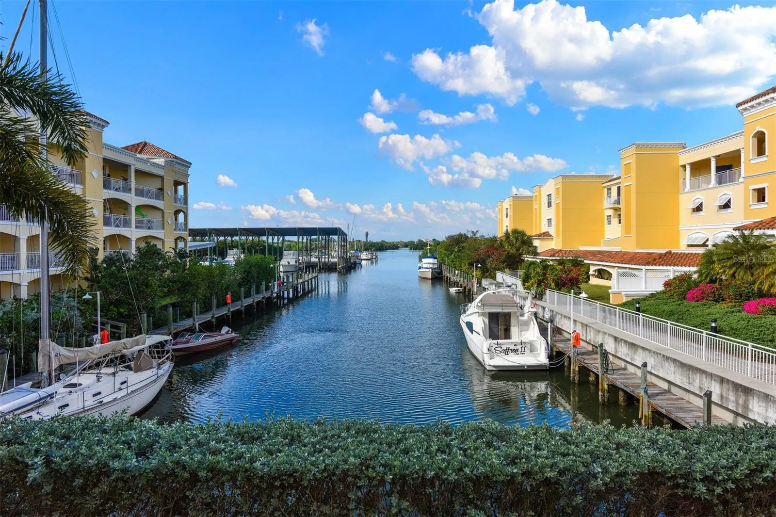 Canal and Docks During Day Time