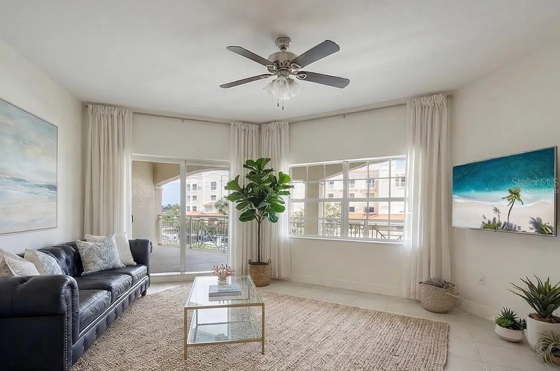 Living Room Virtually Staged