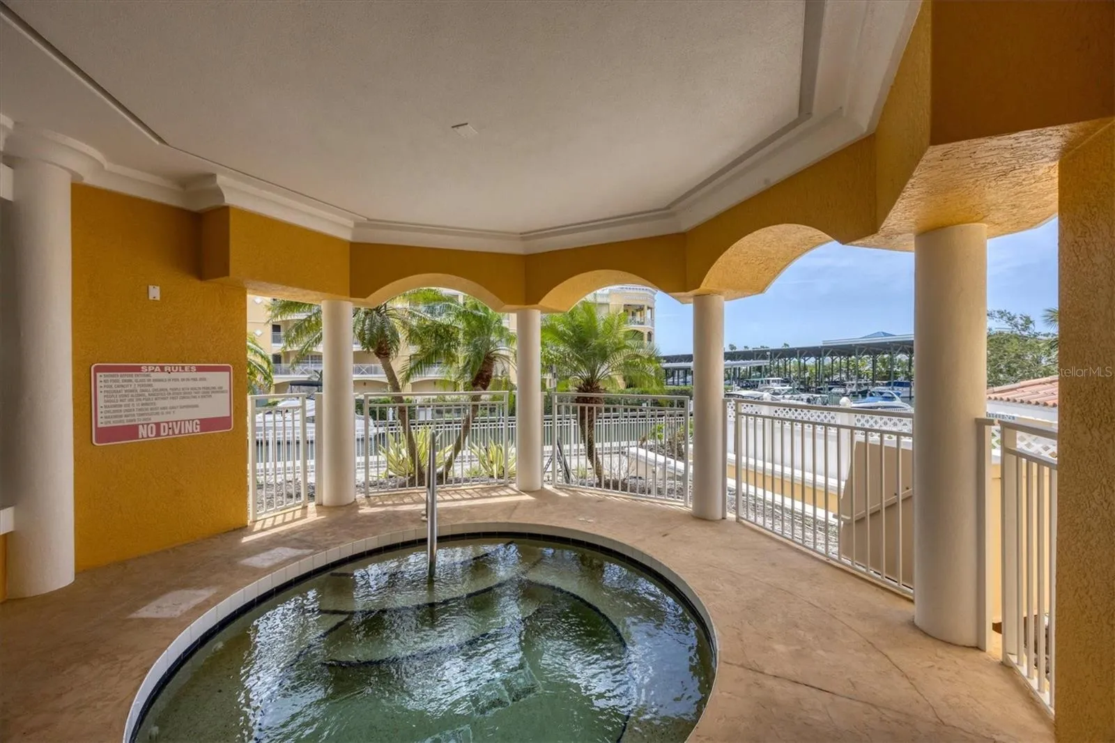 Covered Outdoor Hot Tub