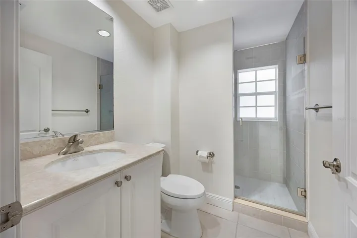 Bathroom 2 with Frameless Shower Door