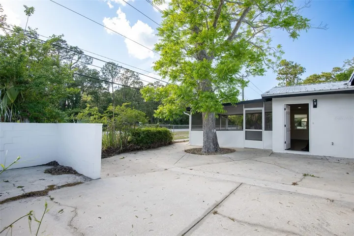 Backyard and Private Master bedroom Entrance