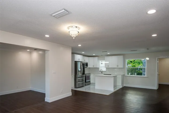 Living And Dining Room facing Kitchen