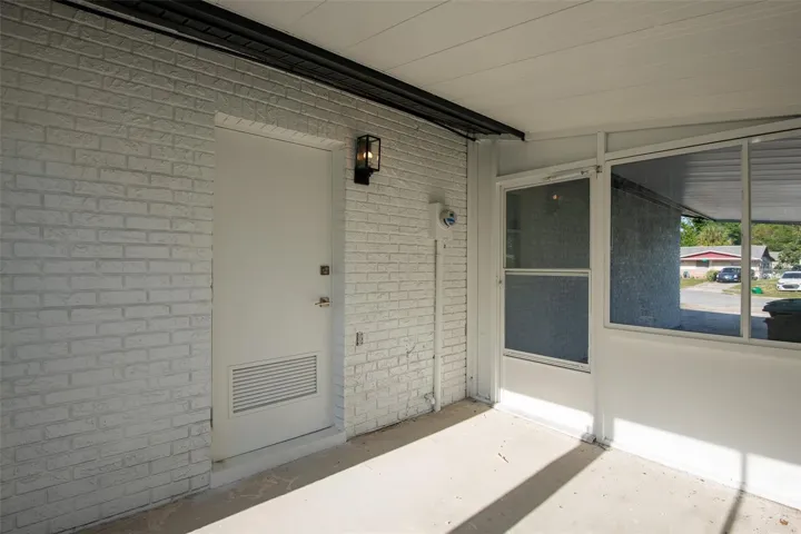 Additional entrance enclosed Storage/Florida Room