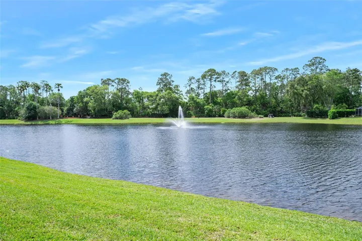 Lake and fountain
