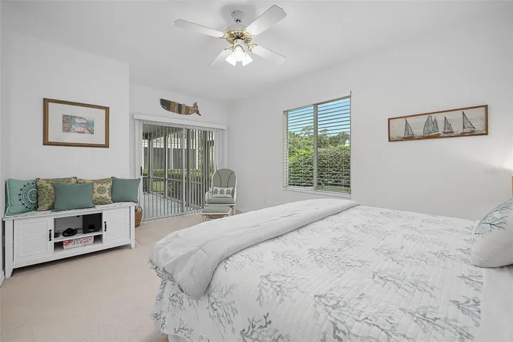 Second Bedroom with sliders to lanai