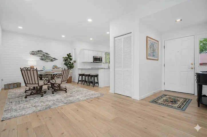 Virtually staged flooring