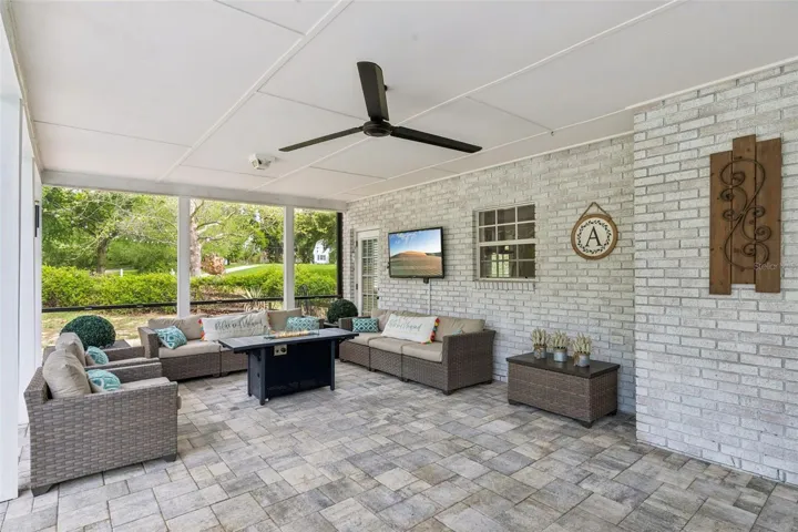 Covered patio