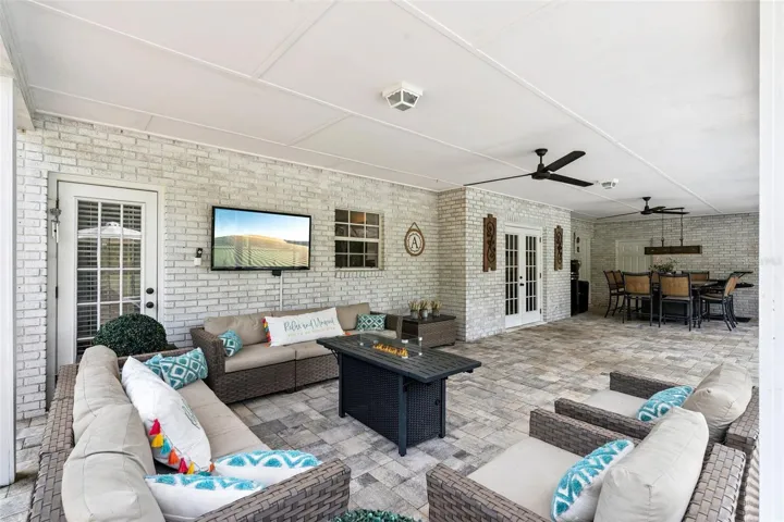 Covered patio