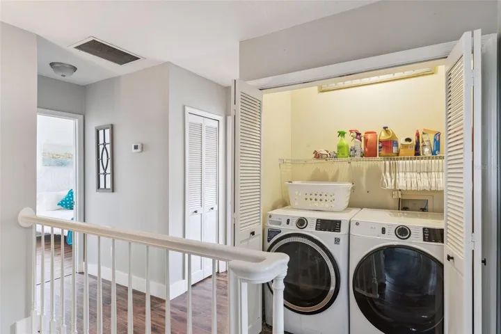 Upstairs laundry