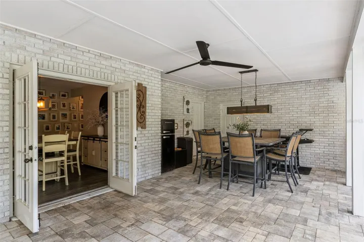 Covered patio