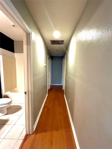 Hallway to 3 bedrooms