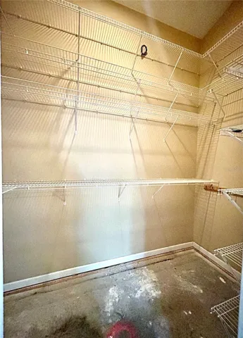 Very large master closet with tons of storage